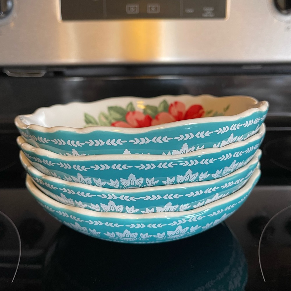 Pioneer Woman Pasta Bowls set of 4